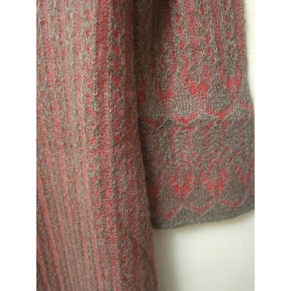 Gai Mattiolo Mohair Wool Long Cardigan Coat One Size - Picture 6 of 11